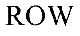 ROW trademark