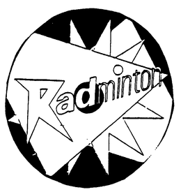 RADMINTON trademark