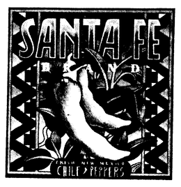 SANTE FE BRAND FRESH NEW MEXICO CHILE PEPPERS trademark