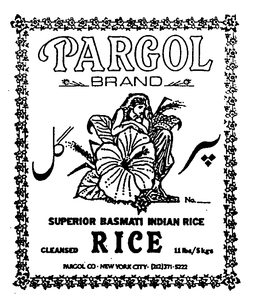 PARGOL BRAND trademark