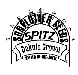 SUNFLOWER SEEDS DAKOTA GROWN SPITZ SALTED-IN-THE-SHELL trademark