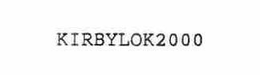 KIRBYLOK2000 trademark