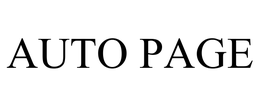 AUTO PAGE trademark