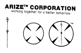 ARIZE CORPORATION WORKING TOGETHER FOR A BETTER TOMORROW trademark