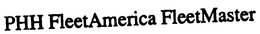 PHH FLEETAMERICA FLEETMASTER trademark