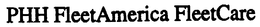 PHH FLEETAMERICA FLEETCARE trademark