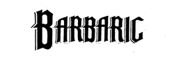 BARBARIC trademark