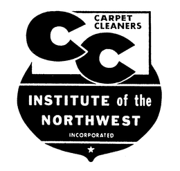 CC CARPET CLEANERS INSTITUTE OF THE NORTHWEST INCORPORATED trademark