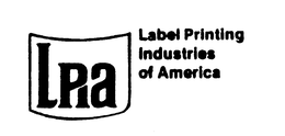 LPIA LABEL PRINTING INDUSTRIES OF AMERICA trademark