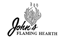 JOHN'S FLAMING HEARTH trademark