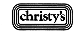 CHRISTY'S trademark