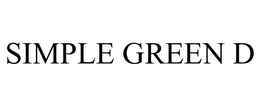 SIMPLE GREEN D trademark