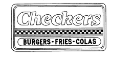 CHECKERS BURGERS-FRIES-COLAS trademark