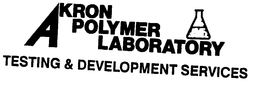 AKRON POLYMER LABORATORY TESTING & DEVELOPMENT SERVICES trademark