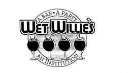 WET WILLIE'S A BAR A PARTY AN INSTITUTION trademark