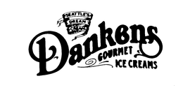 SEATTLE'S DREAM CREAM DANKENS GOURMET ICE CREAMS trademark