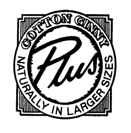 COTTON GINNY PLUS NATURALLY IN LARGER SIZES trademark