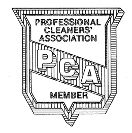 PCA PROFESSIONAL CLEANERS' ASSOCIATION MEMBER trademark