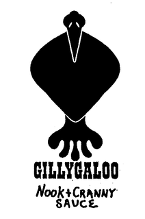 GILLYGALOO NOOK + CRANNY SAUCE trademark