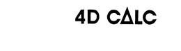 4D CALC trademark
