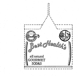 BROOKLYN BOTTLING CORP. BEST HEALTH'S ALL NATURAL GOURMET SODAS trademark