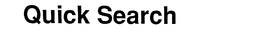 QUICK SEARCH trademark
