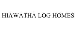 HIAWATHA LOG HOMES trademark