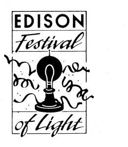 EDISON FESTIVAL OF LIGHT trademark