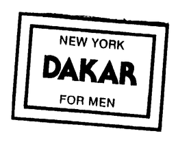 NEW YORK DAKAR FOR MEN trademark