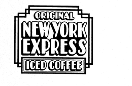 ORIGINAL NEW YORK EXPRESS ICED COFFEE trademark