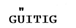 GUITIG trademark
