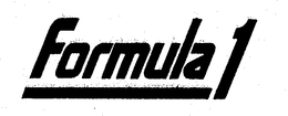 FORMULA 1 trademark