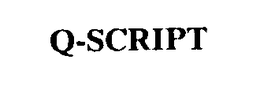 Q-SCRIPT trademark