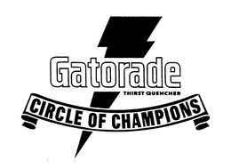 GATORADE THIRST QUENCHER CIRCLE OF CHAMPIONS trademark