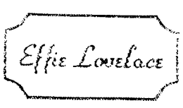 EFFIE LOVELACE trademark