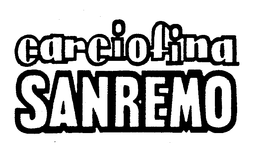 CARCIOFINA SANREMO trademark