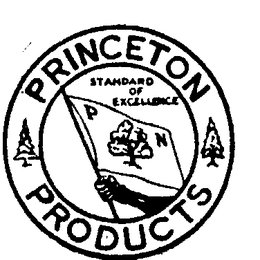 PRINCETON PRODUCTS STANDARD OF EXCELLENCE PN trademark