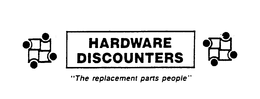 HARDWARE DISCOUNTERS "THE REPLACEMENT PARTS PEOPLE" trademark