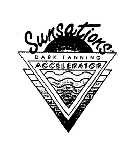 SUNSATIONS DARK TANNING ACCELERATOR trademark