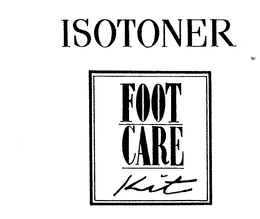 ISOTONER FOOT CARE KIT trademark