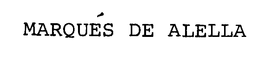 MARQUES DE ALELLA trademark