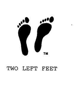 TWO LEFT FEET trademark