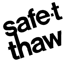 SAFE-T THAW trademark