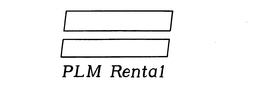 PLM RENTAL trademark