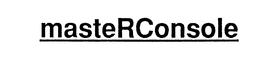 MASTERCONSOLE trademark