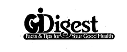 GI DIGEST FACTS & TIPS FOR YOUR GOOD HEALTH trademark