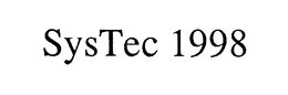 SYSTEC 1998 trademark