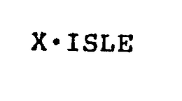 X-ISLE trademark