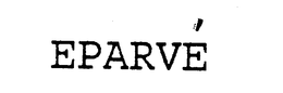 EPARVE' trademark