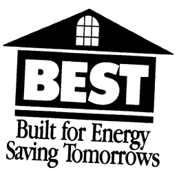 BEST BUILT FOR ENERGY SAVING TOMORROWS trademark